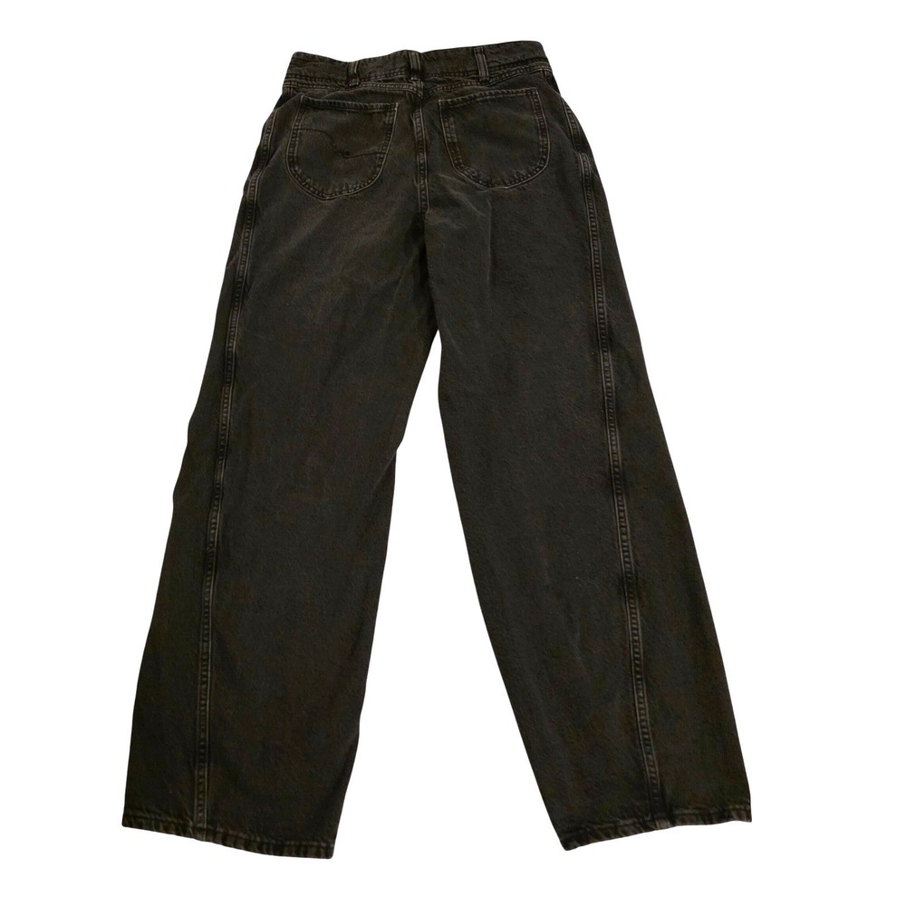 We The Free Aster High Rise Straight Jeans Women's 31 Asteroid Black Button Fly - Picture 4 of 15